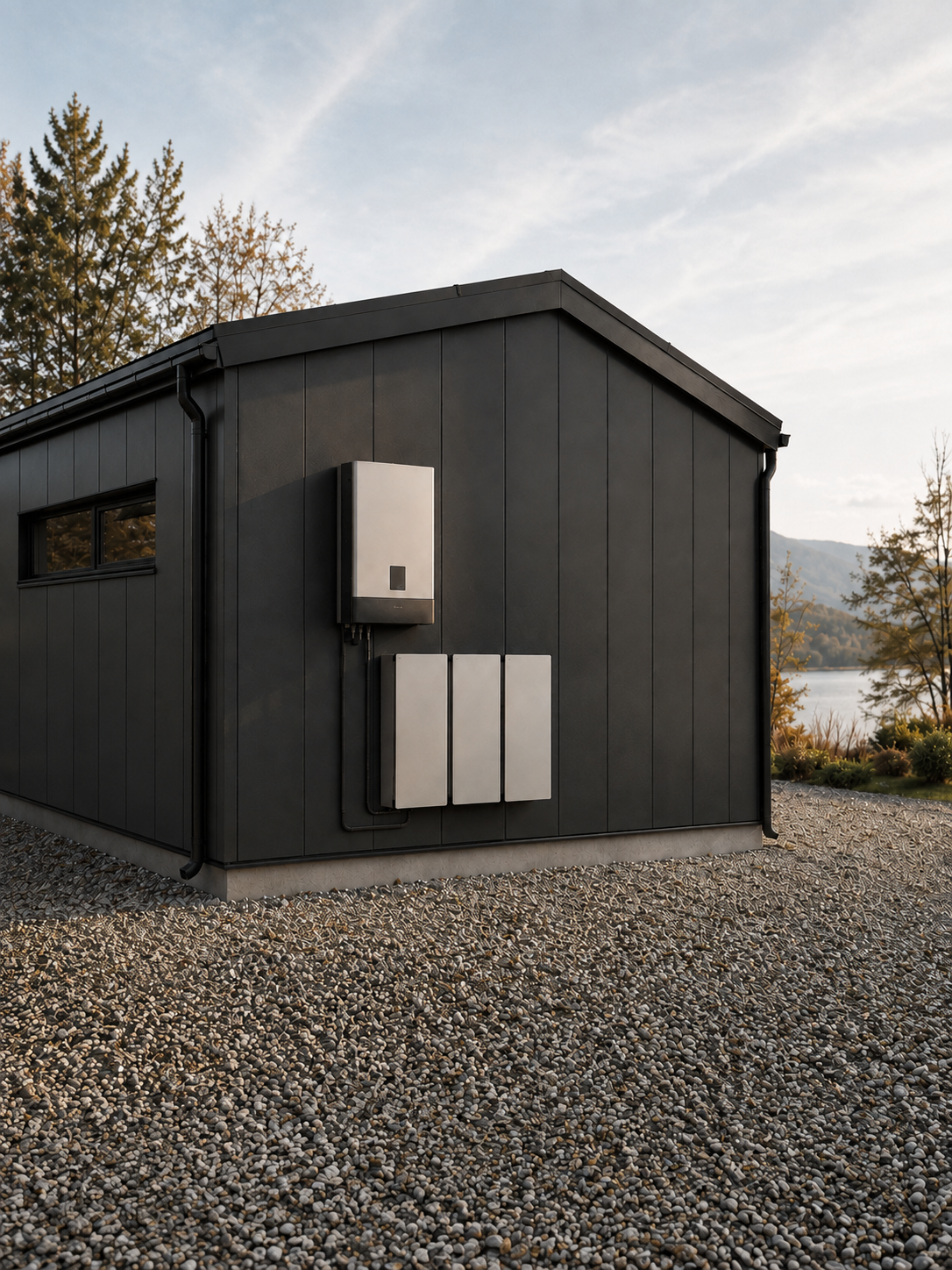 inverter batteries cabin look