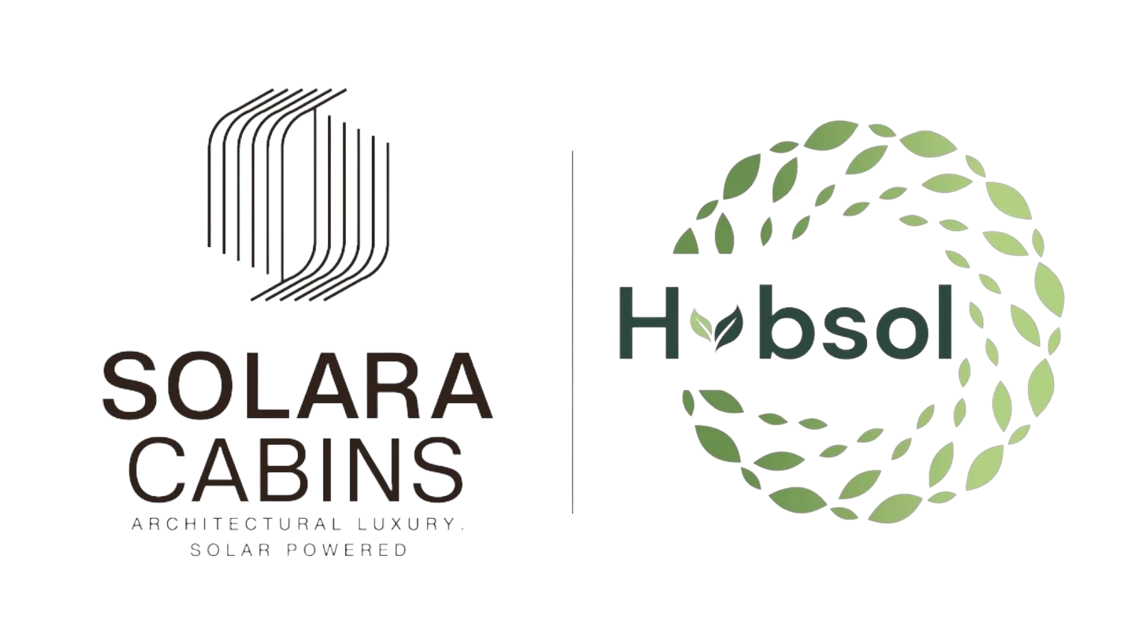 Solara Cabins and Hobsol B.V. partnership logos